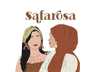 Logo Illustration Design For SAFAROSA Local Brand