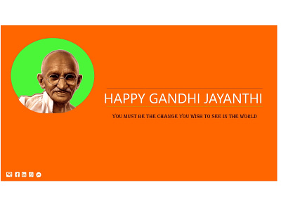 Gandhi jayanti poster design