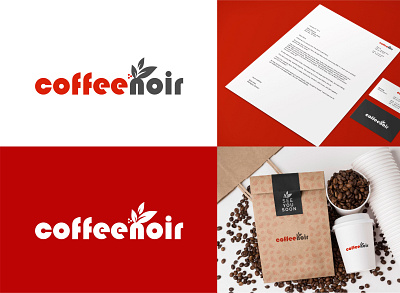 CoffeeNoir Logo Design branding coffee logo design logo typography urban