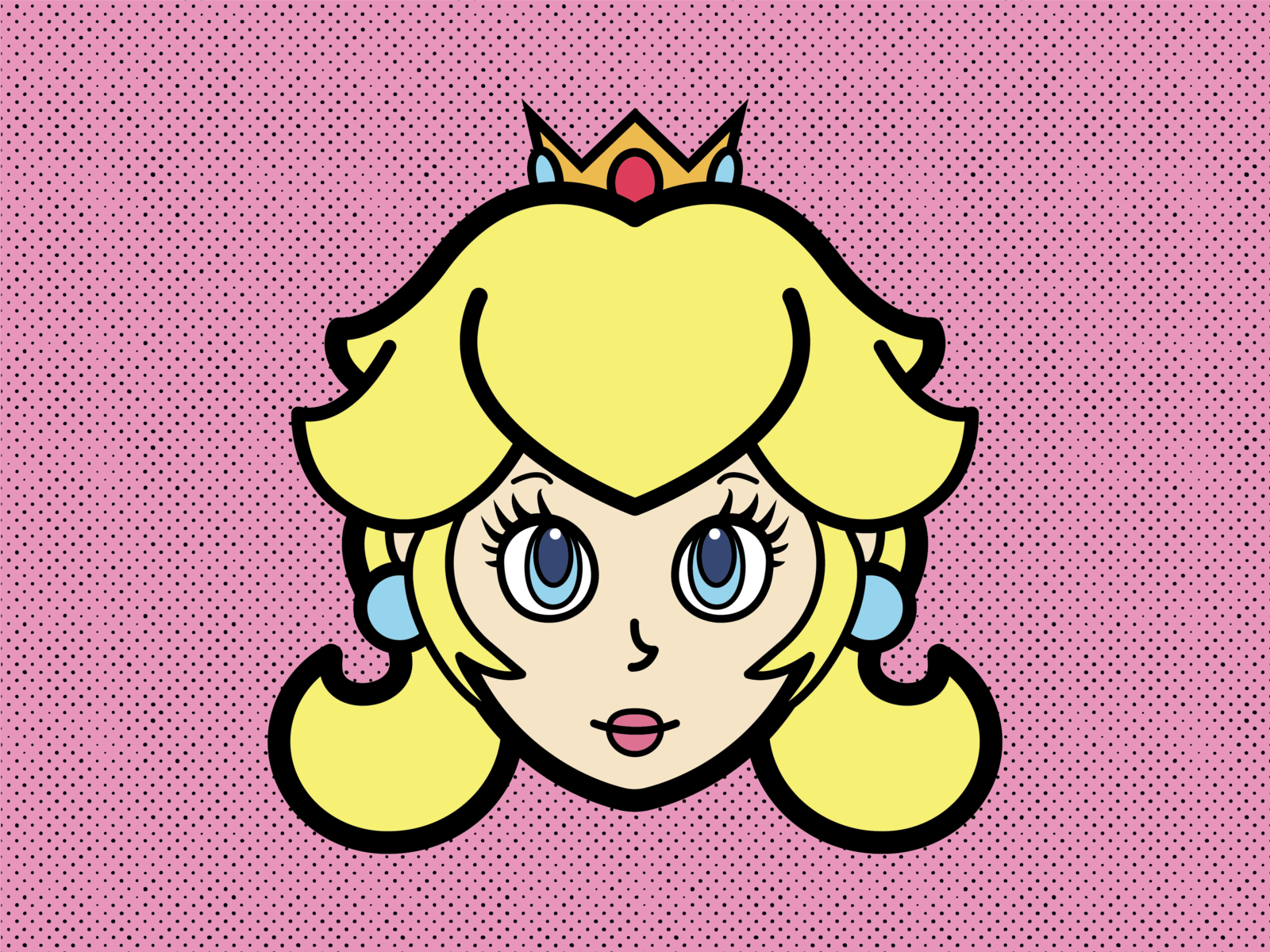 Princess Peach designed by Nick Farr. 