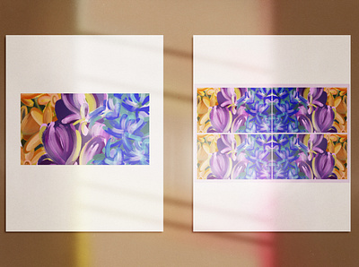 Posters part 2 abstract colourful design flashy flowers illustration layered posters texture