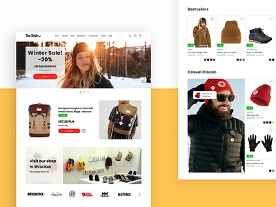 Online Store Concept - PanPablo banner bussines concept dailyui design e commerce ecommerce fashion figma homepage idea inspiration landing page minimal product shop store store design web design webdesign