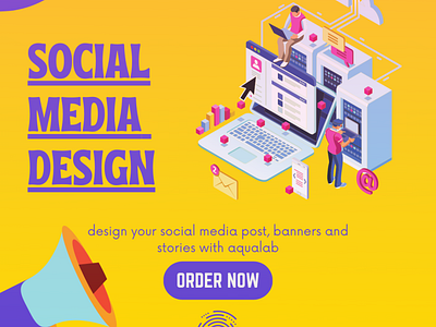 SMD Banner branding design flatdesign illustration modern logo social media design vector