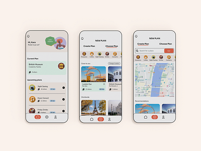 Wanderful app design