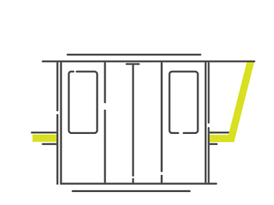 Dublin Commuter Train / DART dart design dublin illustration ireland