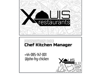 Exquis Restqurant Business card