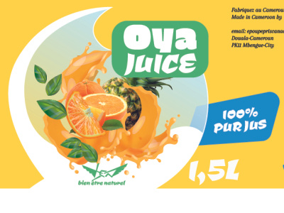 Oya Juice brand brand identity branding label design