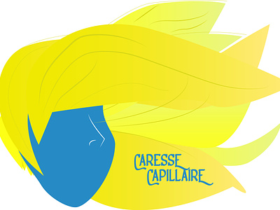 Caresse Capillaire illustration inspiration logo design youtube