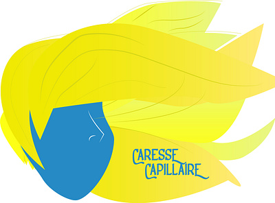 Caresse Capillaire illustration inspiration logo design youtube
