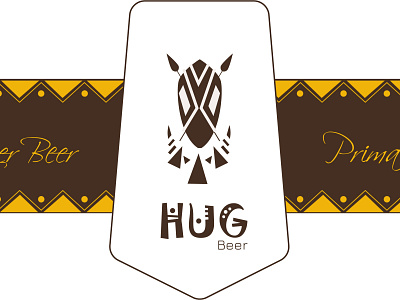 HUG BEER beer brand branding brew brewery building craft craft beer factory home made hoppy hops icon ipa symbol type typography vintage