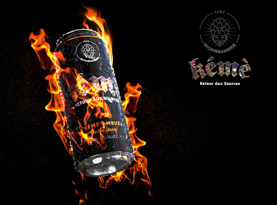 Kémè Some Campaign Shot beer brand brand identity branding craft beer logo