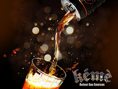 Kémè Ambrée adverts backtoroots beer blender3d branding canada handcraff kemekamer local