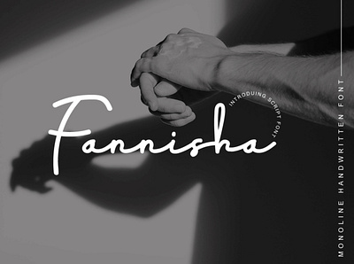 Fannsiha - Script Font beauty font font awesome girl monoline script