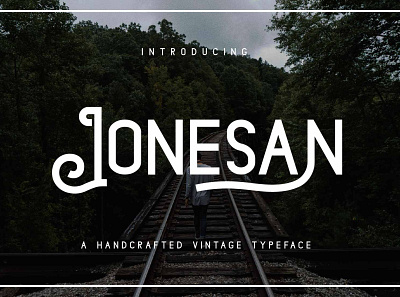 Jonesan - Vintage Font creative market font awesome font design illustration logotype vintage vintage font vintage logo