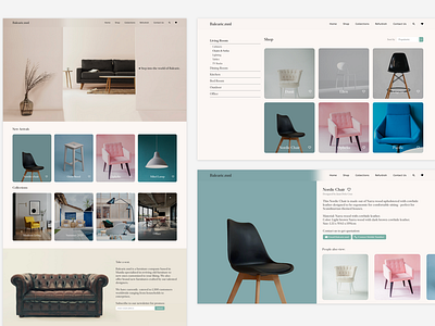 Balearic Manila furniture website uidesign uidesignchallenge user experience design user interface design uxdesign uxdesigner website design