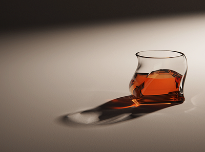 Drinking Glass Shot 1 3d 3d rendering design industrial design keyshot product design render