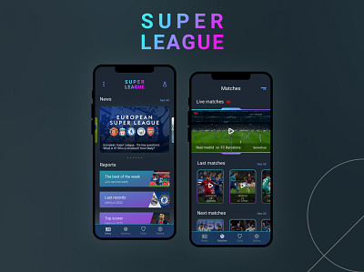 Super league app app application design mobile super league superleague ui ui design uidesign ux uxdesign web design