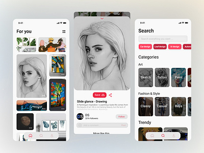 Pinterest (redesign)