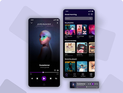 Daily UI #9 - Music Player daily ui daily ui 09 day 9 design mobile app music music player player song song player ui ui design ux uxui