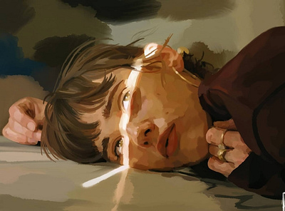 A little light digital painting illustration paint procreate woman