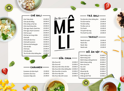 Restaurant menu design illustration indesign menu typography