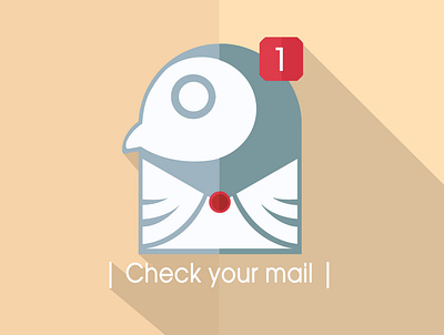 Owl Post design facebook harrypotter illustration letter messenger notification owl typography
