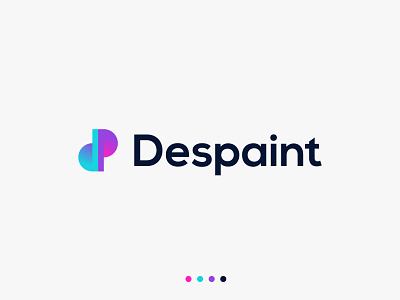 Despaint logo design app icon brand brand design branding concept inspiration logo logo design logodesign logotype modern painting shop