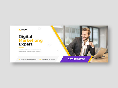 Digital Marketing expert Facebook page cover design