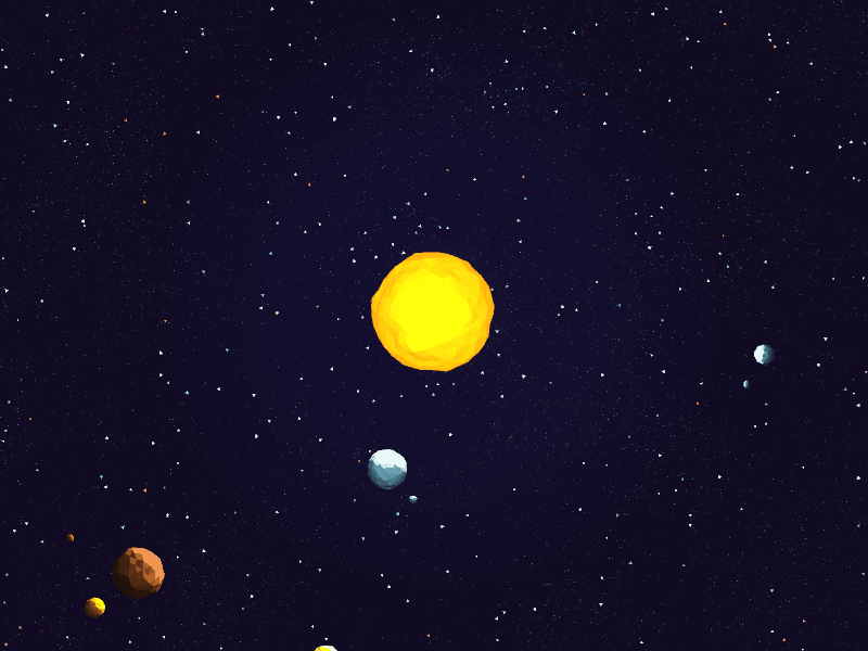 Planets game gamedev orbit planet space sun