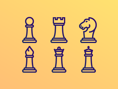 Chess icons freebie