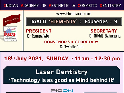 Here comes the IAACD seminar-Promotional poster design 2