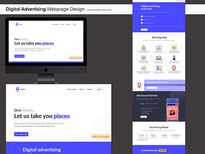 DigiAds Digital Advertising Agency Webpage Design