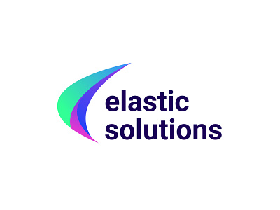 abstract logo design for elastic solution