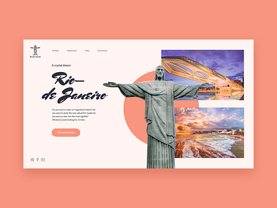Landing page concept for the city