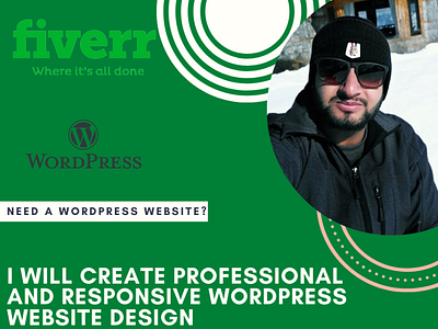 I will create professional and responsive wordpress website desi