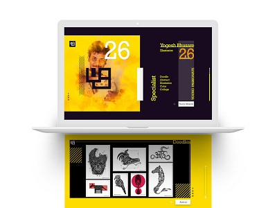 Portfolio Website for Yogesh Bhusare Illustrator