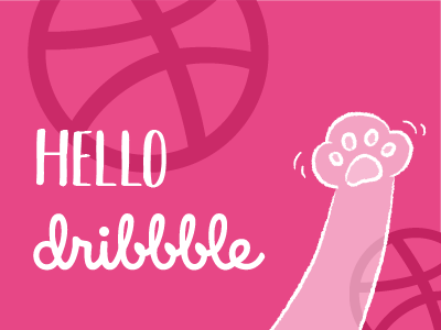 Hello Dribbble! debut first illustration shot
