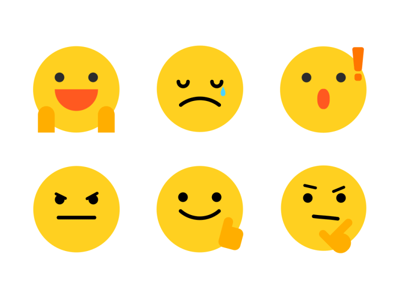 Emoji Animation V2 angry animation clap doubt embarrassed emoji emoji set emotion face graphic sad thumbsup