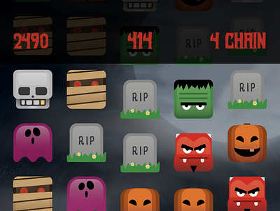 Linky Blocks - Halloween Theme app block game halloween ios linky spooky