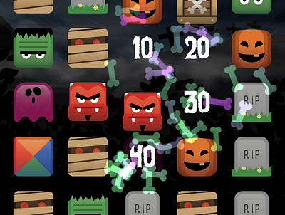 Linky Blocks - More Halloween Theme app block game halloween ios puzzle spooky