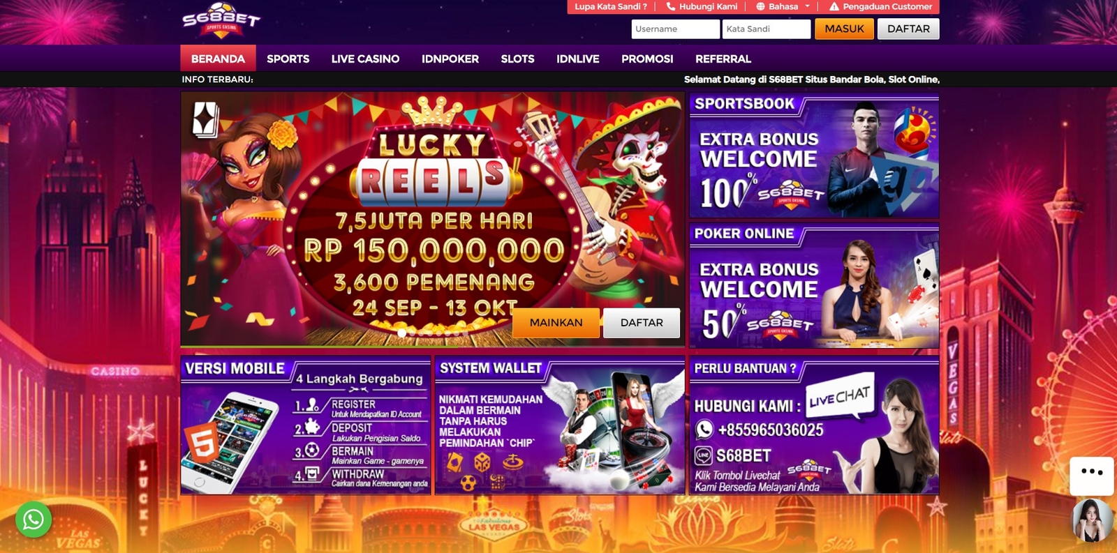 S68BET Bandar Slot Online Terbaik Indonesia Dribbble