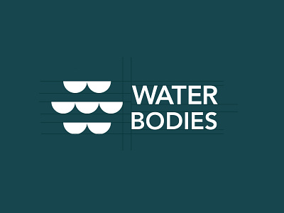 Logo Construction - Water Bodies branding construction logo nature web design