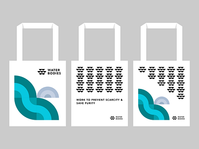 Tote branding illustration stationary design