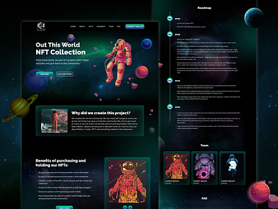 Out this world - NFT UI Design