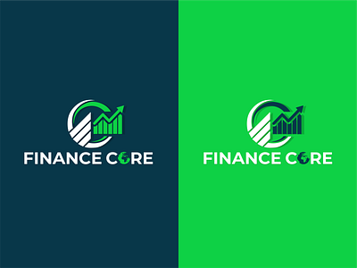 Finance core - LOGO Design branding design illustration logo top ux ui designer ui ui designer vector