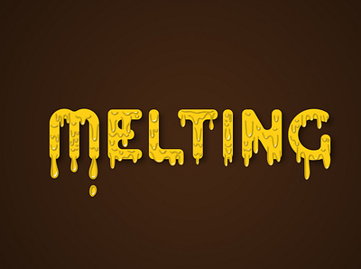 Metling design illustration illustrator logo typography vector