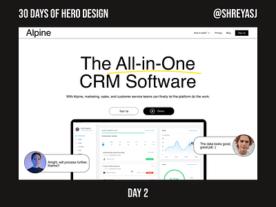 30 Days of Hero Section Design - Day 2