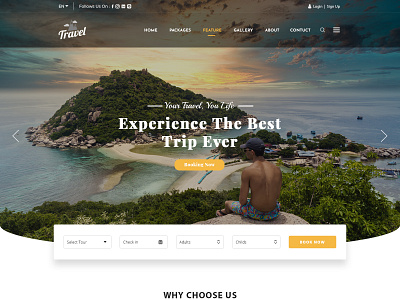 travel design typography ui ux