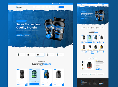 Product supplement landing page design app body design graphic design landing page man typography ui ui ux design ux web site