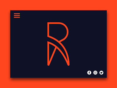 Alphabetical logo R. (for sale)